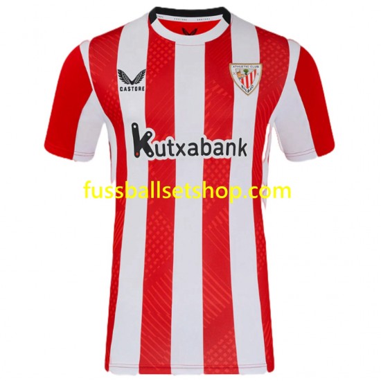 Günstige Fußball Trikotsatz Athletic Bilbao Williams JR 10 Herren Heimtrikot 2024-2025 Kurzarm