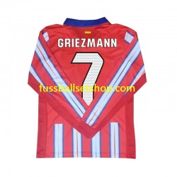 Günstige Fußball Trikotsatz Atlético Madrid Antoine Griezmann 7 Herren Heimtrikot 2024-2025 Langarm