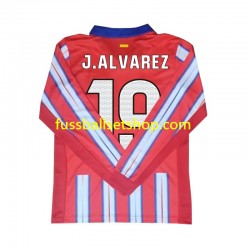Günstige Fußball Trikotsatz Atlético Madrid Julian Alvarez 19 Herren Heimtrikot 2024-2025 Langarm