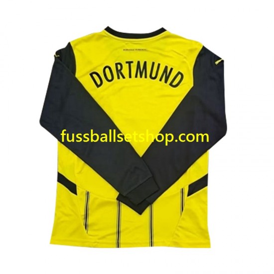 Günstige Fußball Trikotsatz Borussia Dortmund Herren Heimtrikot 2024-2025 Langarm