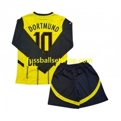Günstige Fußball Trikotsatz Borussia Dortmund Julian Brandt 10 Kinder Heimtrikot 2024-2025 Langarm