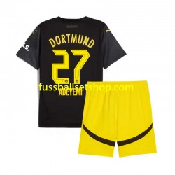 Günstige Fußball Trikotsatz Borussia Dortmund Karim Adeyemi 27 Kinder Auswärtstrikot 2024-2025 Kurzarm