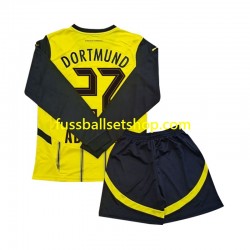 Günstige Fußball Trikotsatz Borussia Dortmund Karim Adeyemi 27 Kinder Heimtrikot 2024-2025 Langarm