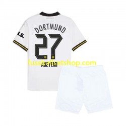 Günstige Fußball Trikotsatz Borussia Dortmund Karim Adeyemi 27 Kinder Ausweichtrikot 2024-2025 Kurzarm
