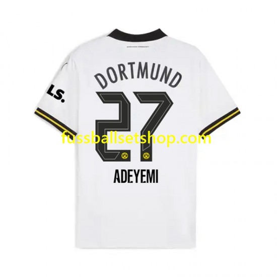 Günstige Fußball Trikotsatz Borussia Dortmund Karim Adeyemi 27 Herren Ausweichtrikot 2024-2025 Kurzarm
