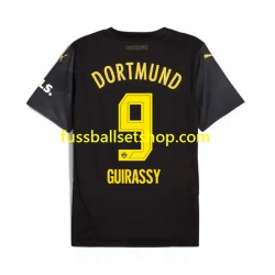 Günstige Fußball Trikotsatz Borussia Dortmund Serhou Guirassy 9 Herren Auswärtstrikot 2024-2025 Kurzarm