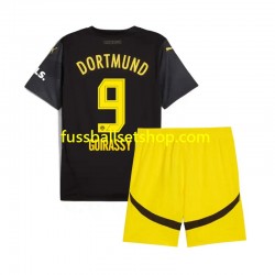 Günstige Fußball Trikotsatz Borussia Dortmund Serhou Guirassy 9 Kinder Auswärtstrikot 2024-2025 Kurzarm