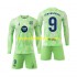 Günstige Fußball Trikotsatz FC Barcelona Robert Lewandowski 9 Kinder Ausweichtrikot 2024-2025 Langarm