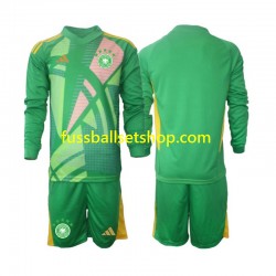 Günstige Fußball Trikotsatz Deutschland Torwart Kinder Ausweichtrikot 2024-2025 Langarm