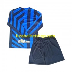 Günstige Fußball Trikotsatz Inter Mailand Kinder Heimtrikot 2024-2025 Langarm
