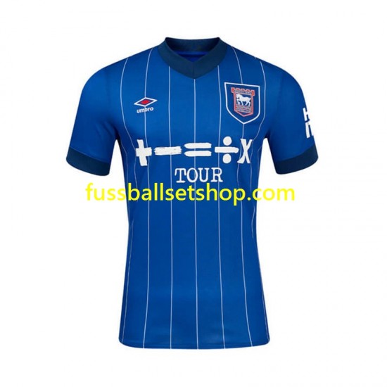 Günstige Fußball Trikotsatz Ipswich Town Herren Heimtrikot 2024-2025 Kurzarm