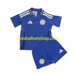 Günstige Fußball Trikotsatz Leicester City Kinder Heimtrikot 2024-2025 Kurzarm