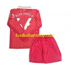 Günstige Fußball Trikotsatz Liverpool Alexander-Arnold 66 Kinder Heimtrikot 2024-2025 Langarm