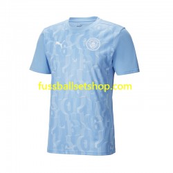 Günstige Fußball Trikotsatz Manchester City Pre-Match Herren Heimtrikot 2024-2025 Kurzarm