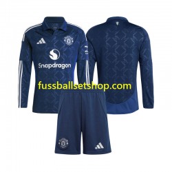 Günstige Fußball Trikotsatz Manchester United Kinder Heimtrikot 2024-2025 Langarm