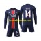 Günstige Fußball Trikotsatz Paris Saint-Germain D Doue 14 Kinder Heimtrikot 2024-2025 Langarm