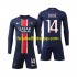 Günstige Fußball Trikotsatz Paris Saint-Germain D Doue 14 Kinder Heimtrikot 2024-2025 Langarm
