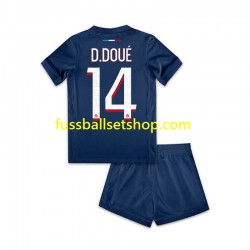 Günstige Fußball Trikotsatz Paris Saint-Germain Desire Doue 14 Kinder Heimtrikot 2024-2025 Kurzarm
