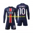Günstige Fußball Trikotsatz Paris Saint-Germain O Dembele 10 Kinder Heimtrikot 2024-2025 Langarm