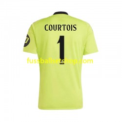 Günstige Fußball Trikotsatz Real Madrid COURTOIS 1 Torwart Herren Ausweichtrikot 2024-2025 Kurzarm