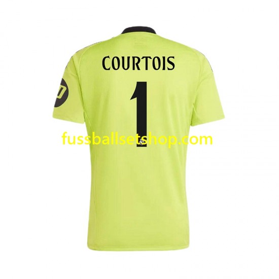 Günstige Fußball Trikotsatz Real Madrid COURTOIS 1 Torwart Herren Ausweichtrikot 2024-2025 Kurzarm