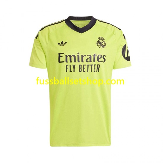 Günstige Fußball Trikotsatz Real Madrid COURTOIS 1 Torwart Herren Ausweichtrikot 2024-2025 Kurzarm