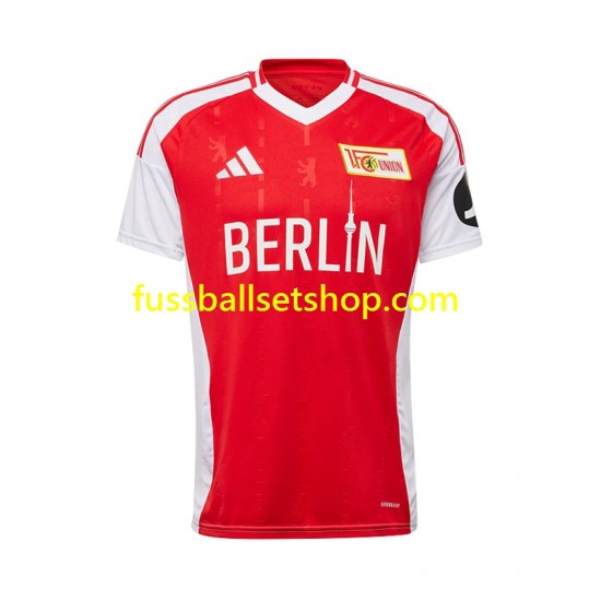 Günstige Fußball Trikotsatz Union Berlin Herren Heimtrikot 2024-2025 Kurzarm