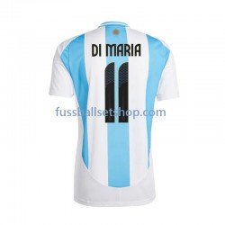 Günstige Fußball Trikotsatz Argentinien Di Maria 11 Herren Heimtrikot 2024 Kurzarm