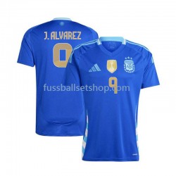 Günstige Fußball Trikotsatz Argentinien Julian Alvarez 9 Herren Auswärtstrikot 2024 Kurzarm