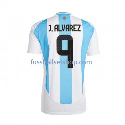 Günstige Fußball Trikotsatz Argentinien Julian Alvarez 9 Herren Heimtrikot 2024 Kurzarm