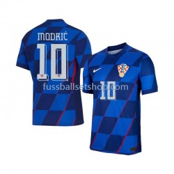 Günstige Fußball Trikotsatz Kroatien Modrić 10 Herren Auswärtstrikot Euro 2024 Kurzarm