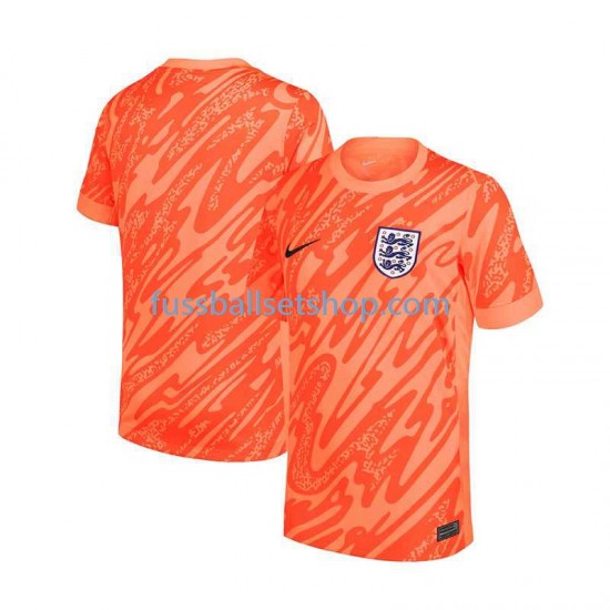 Günstige Fußball Trikotsatz England Torwart Herren Heimtrikot Euro 2024 Kurzarm
