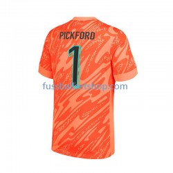 Günstige Fußball Trikotsatz England Pickford 1 Torwart Herren Heimtrikot Euro 2024 Kurzarm