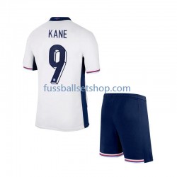 Günstige Fußball Trikotsatz England Harry Kane 9 Kinder Heimtrikot Euro 2024 Kurzarm