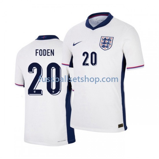 Günstige Fußball Trikotsatz England Phil Foden 20 Herren Heimtrikot Euro 2024 Kurzarm