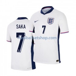 Günstige Fußball Trikotsatz England Saka 7 Herren Heimtrikot Euro 2024 Kurzarm