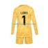 Günstige Fußball Trikotsatz Frankreich Hugo Lloris 1 Torwart Kinder Heimtrikot Euro 2024 Langarm