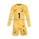 Günstige Fußball Trikotsatz Frankreich Hugo Lloris 1 Torwart Kinder Heimtrikot Euro 2024 Langarm