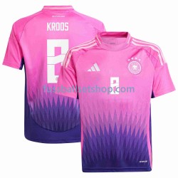 Günstige Fußball Trikotsatz Deutschland Toni Kroos Herren Auswärtstrikot Euro 2024 Kurzarm