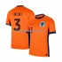 Günstige Fußball Trikotsatz Niederlande Matthijs de Ligt 3 Herren Heimtrikot Euro 2024 Kurzarm