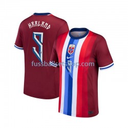 Günstige Fußball Trikotsatz Norwegen Haaland 9 Herren Heimtrikot 2024 Kurzarm