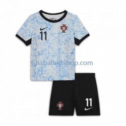 Günstige Fußball Trikotsatz Portugal Joao Felix 11 Kinder Auswärtstrikot Euro 2024 Kurzarm