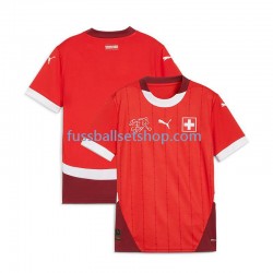 Günstige Fußball Trikotsatz Schweiz Herren Heimtrikot Euro 2024 Kurzarm