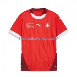 Günstige Fußball Trikotsatz Schweiz Herren Heimtrikot Euro 2024 Kurzarm