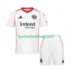 Günstige Fußball Trikotsatz Eintracht Frankfurt Kinder Auswärtstrikot 2025-2026 Kurzarm
