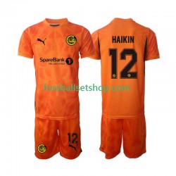Günstige Fußball Trikotsatz FK Bodø/Glimt Nikita Haikin 12 Torwart Kinder Auswärtstrikot 2025 Kurzarm
