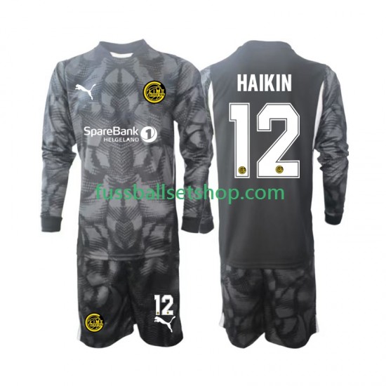 Günstige Fußball Trikotsatz FK Bodø/Glimt Nikita Haikin 12 Torwart Kinder Heimtrikot 2025 Langarm Günstige Fußball Trikotsatz FK Bodø/Glimt Nikita Haikin 12 Torwart Kinder Heimtrikot 2025 Langarm