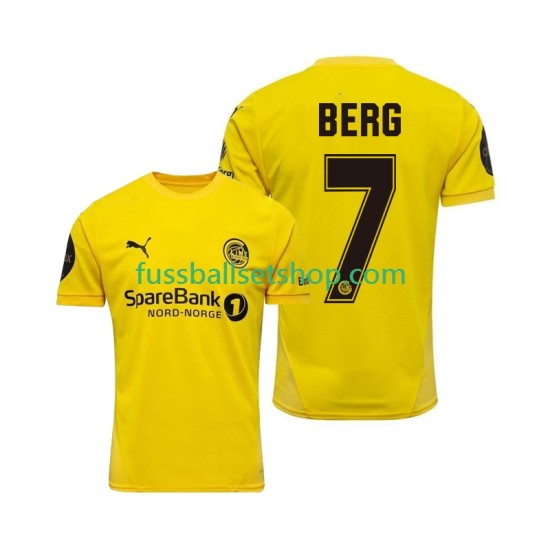 Günstige Fußball Trikotsatz FK Bodø/Glimt Patrick Berg 7 Herren Heimtrikot 2025 Kurzarm