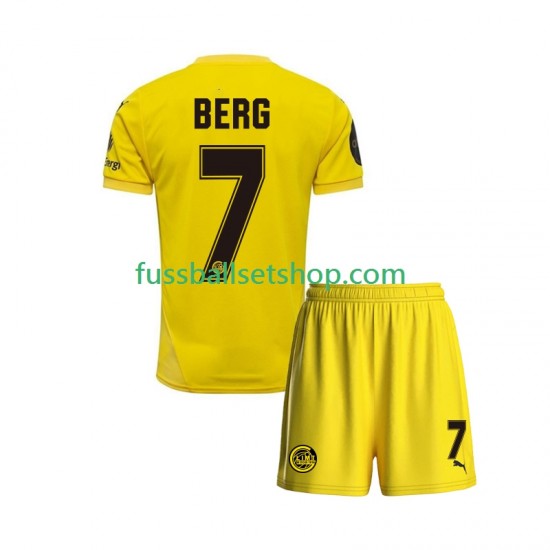 Günstige Fußball Trikotsatz FK Bodø/Glimt Patrick Berg 7 Kinder Heimtrikot 2025 Kurzarm