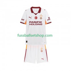 Günstige Fußball Trikotsatz Galatasaray Kinder Auswärtstrikot 2025-2026 Kurzarm